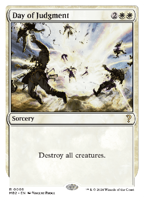 【白枠】(MB2-RW)Day of Judgment/審判の日