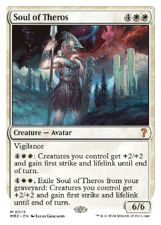 【白枠】(MB2-MW)Soul of Theros/テーロスの魂