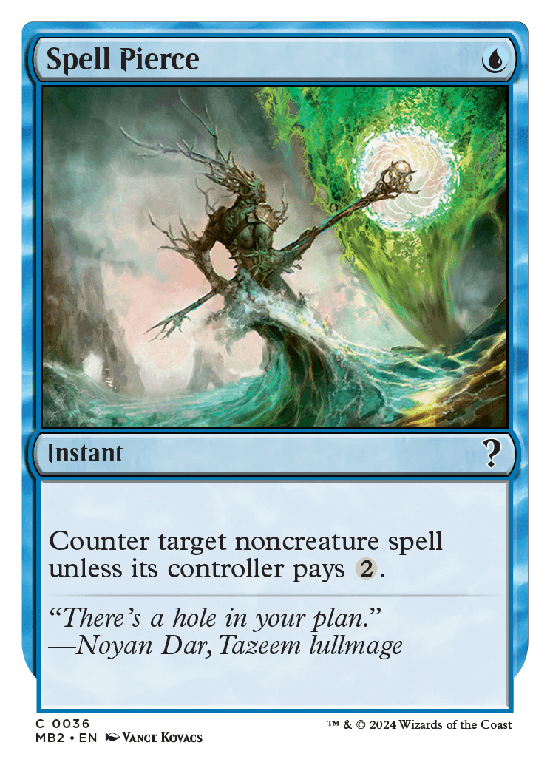 【白枠】(MB2-CU)Spell Pierce/呪文貫き