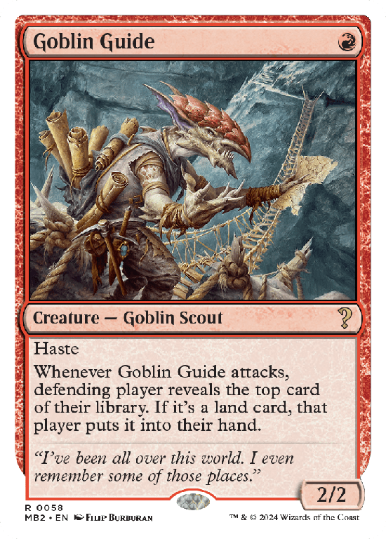 【白枠】(MB2-RR)Goblin Guide/ゴブリンの先達