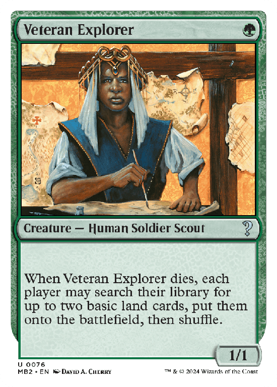 【白枠】(MB2-UG)Veteran Explorer/老練の探険者