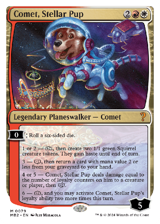【白枠】(MB2-MM)Comet, Stellar Pup