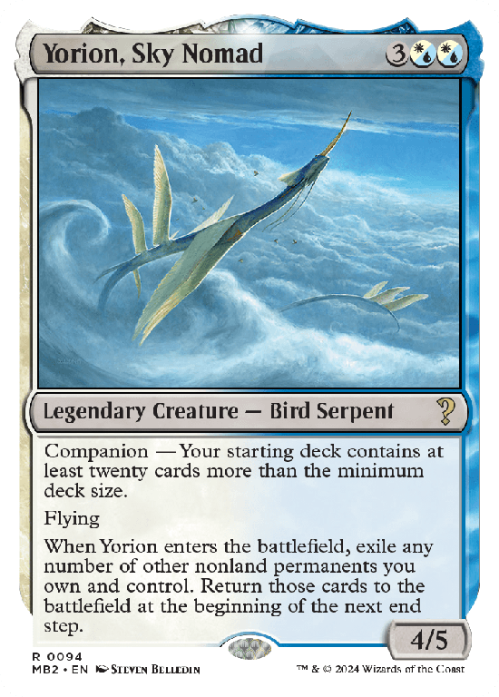 【白枠】(MB2-RM)Yorion, Sky Nomad/空を放浪するもの、ヨーリオン