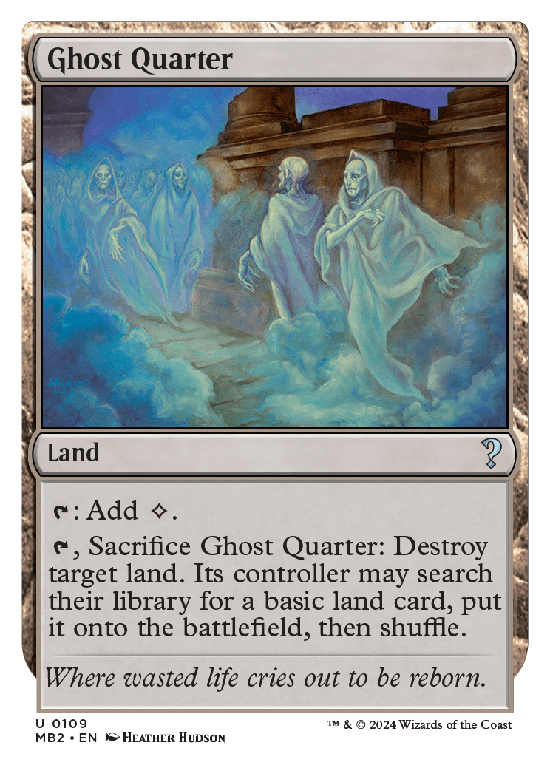 【白枠】(MB2-UL)Ghost Quarter/幽霊街