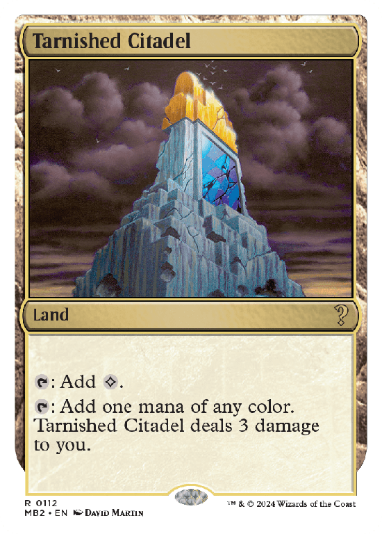 【白枠】(MB2-RL)Tarnished Citadel/色あせた城塞