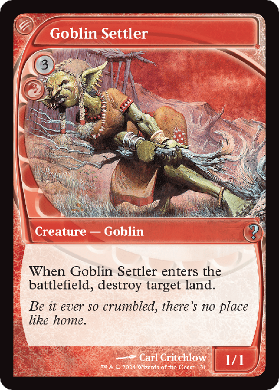 (MB2-UR)Goblin Settler