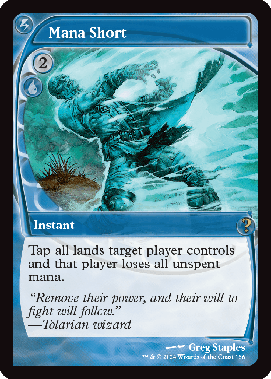 (MB2-RU)Mana Short/枯渇