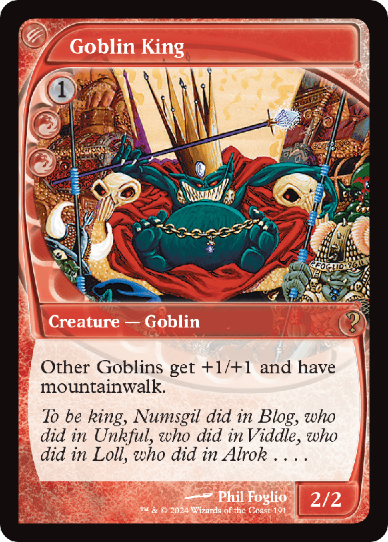 (MB2-RR)Goblin King/ゴブリンの王
