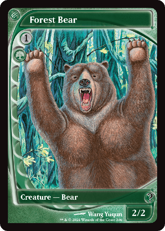 【フルアート版】(MB2-CG)Forest Bear/森の熊
