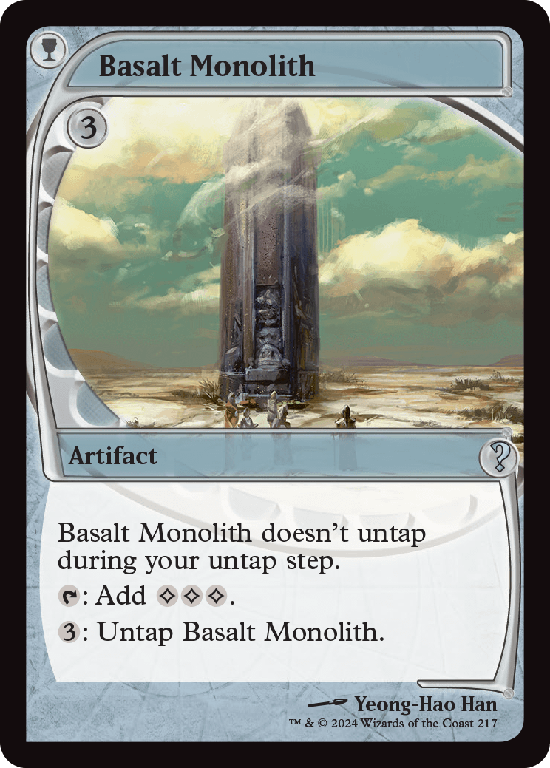 【Foil】(MB2-UA)Basalt Monolith/玄武岩のモノリス