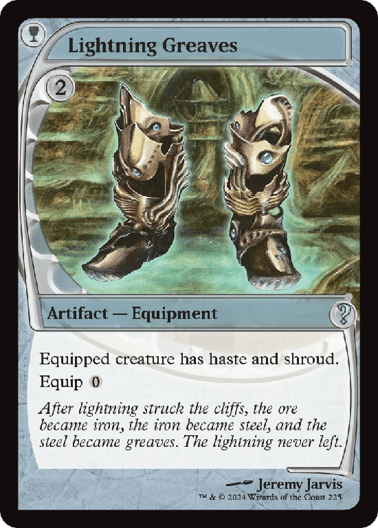 【Foil】(MB2-UA)Lightning Greaves/稲妻のすね当て
