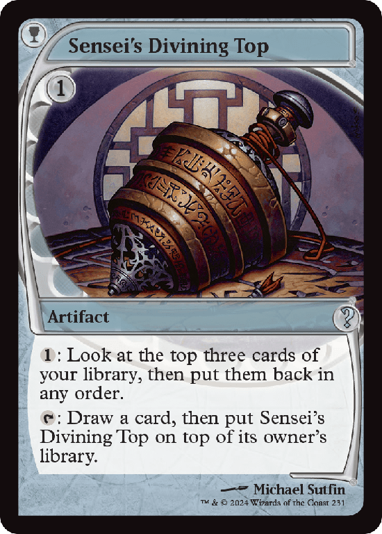 【Foil】(MB2-UA)Sensei's Divining Top/師範の占い独楽