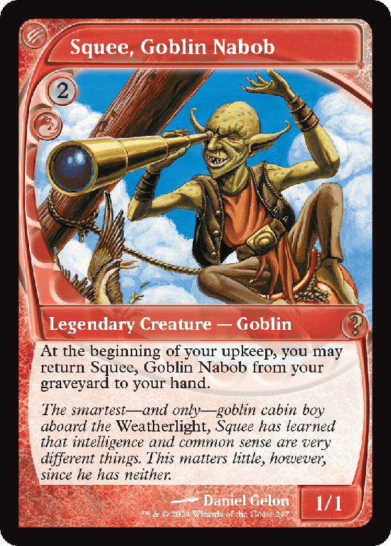 【Foil】(MB2-RR)Squee, Goblin Nabob/ゴブリンの太守スクイー