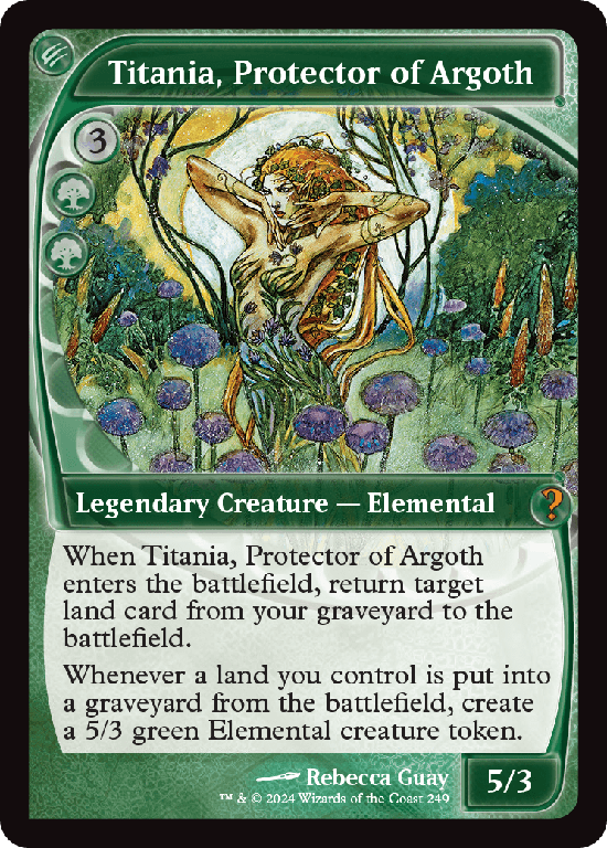 【Foil】(MB2-MG)Titania, Protector of Argoth/アルゴスの庇護者、ティタニア