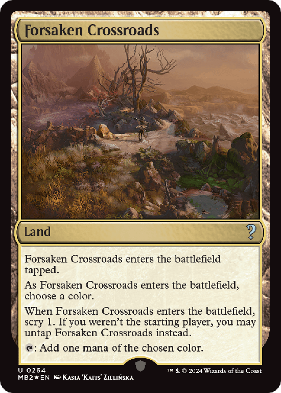 【Foil】(MB2-UL)Forsaken Crossroads/見捨てられた交差路