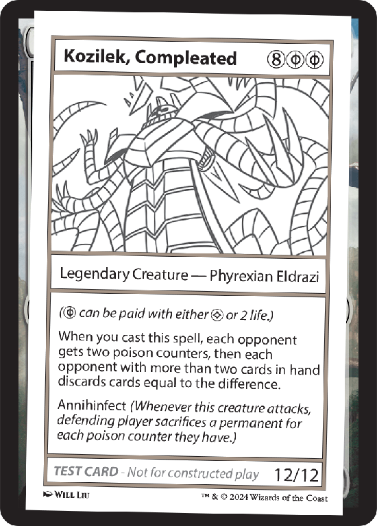 【プレイテスト】(MB2-RC)Kozilek, Compleated