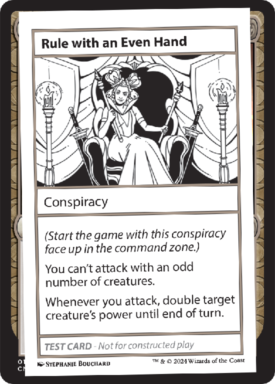 【プレイテスト】(MB2-RC)Rule with an Even Hand