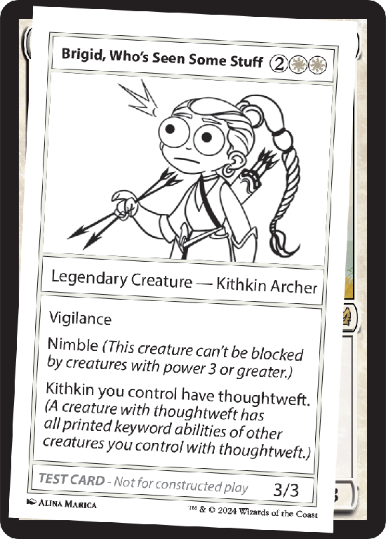 【プレイテスト】(MB2-RW)Brigid, Who's Seen Some Stuff