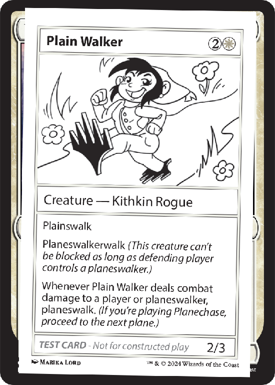 【プレイテスト】(MB2-RW)Plain Walker