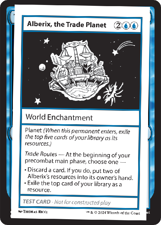 【プレイテスト】(MB2-RU)Alberix, the Trade Planet