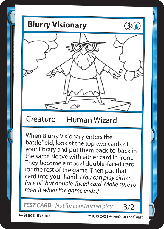 【プレイテスト】(MB2-RU)Blurry Visionary