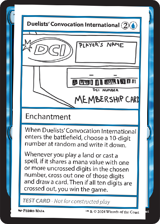 【プレイテスト】(MB2-RU)Duelists' Convocation International