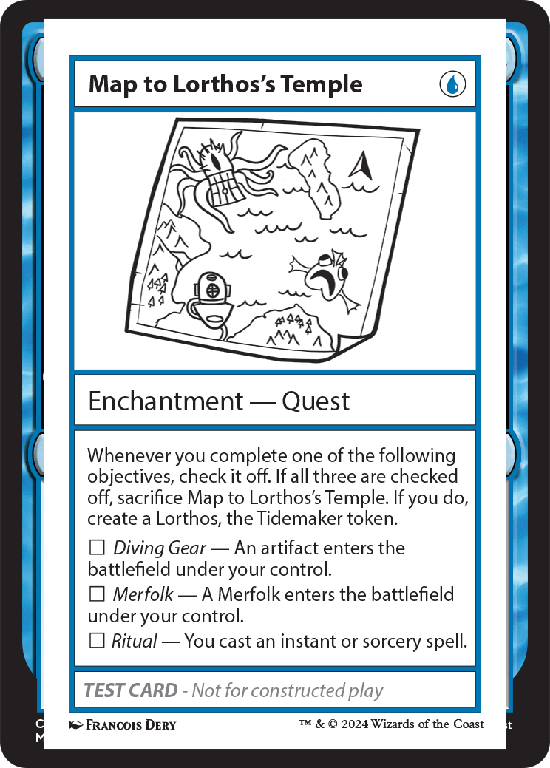 【プレイテスト】(MB2-RU)Map to Lorthos's Temple