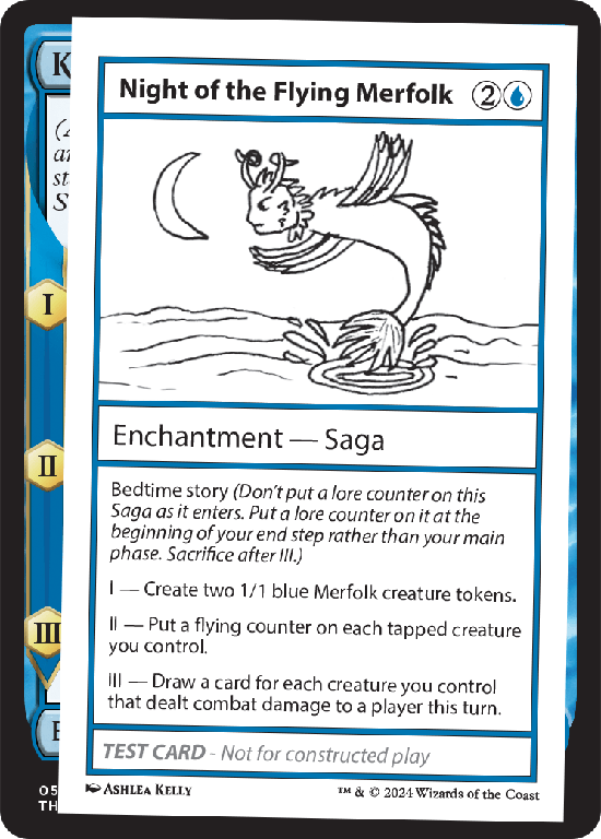 【プレイテスト】(MB2-RU)Night of the Flying Merfolk