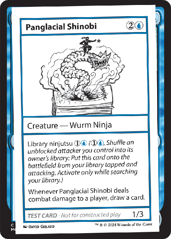 【プレイテスト】(MB2-RU)Panglacial Shinobi