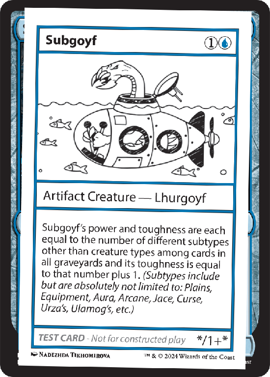 【プレイテスト】(MB2-RU)Subgoyf