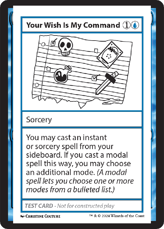 【プレイテスト】(MB2-RU)Your Wish Is My Command