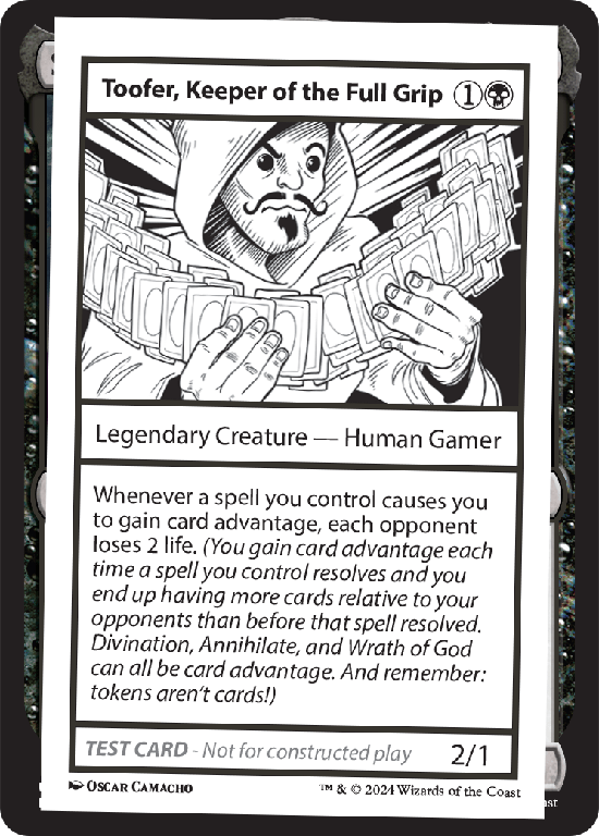 【プレイテスト】(MB2-RB)Toofer, Keeper of the Full Grip
