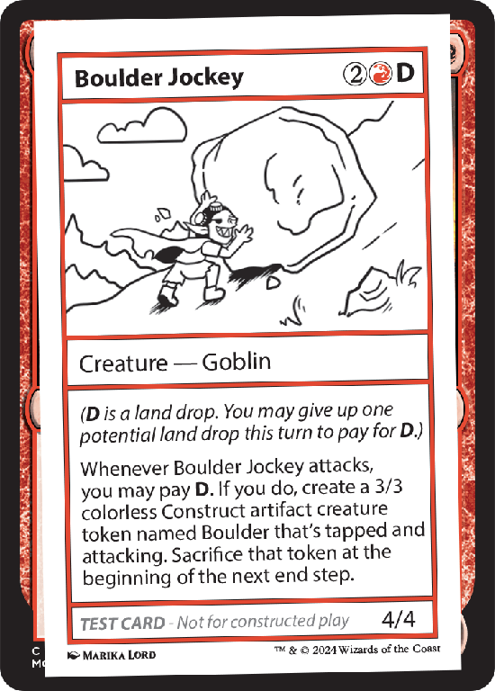 【プレイテスト】(MB2-RR)Boulder Jockey
