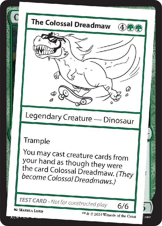 【プレイテスト】(MB2-RG)The Colossal Dreadmaw