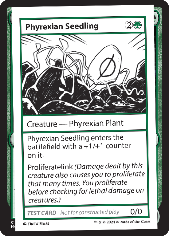 【プレイテスト】(MB2-RG)Phyrexian Seedling