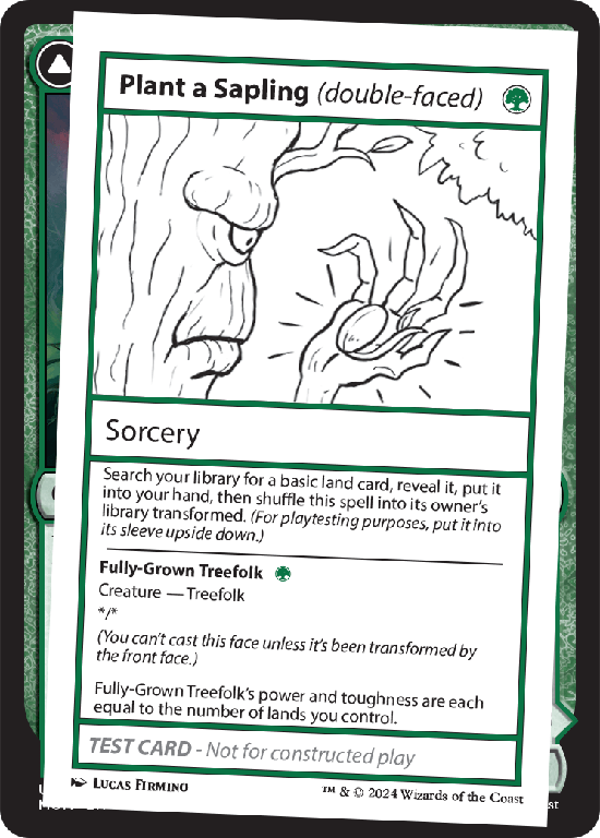 【プレイテスト】(MB2-RG)Plant a Sapling