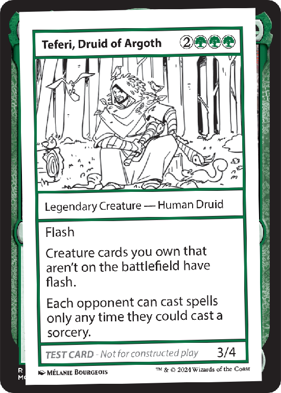 【プレイテスト】(MB2-RG)Teferi, Druid of Argoth