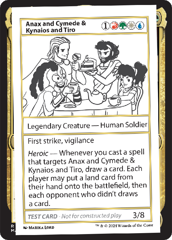 【プレイテスト】(MB2-RM)Anax and Cymede & Kynaios and Tiro