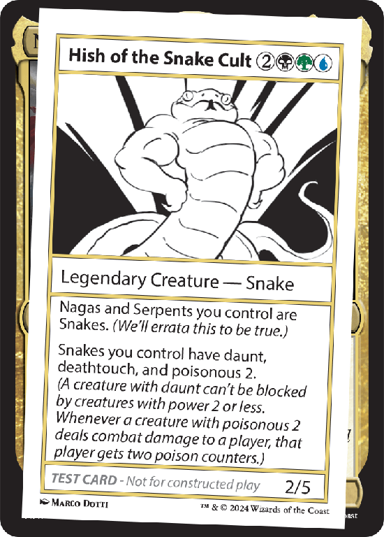 【プレイテスト】(MB2-RM)Hish of the Snake Cult