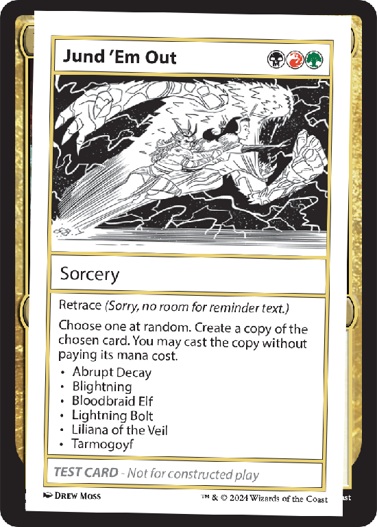 【プレイテスト】(MB2-RM)Jund 'Em Out