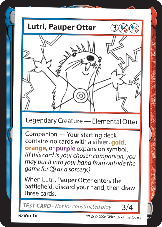 【プレイテスト】(MB2-RM)Lutri, Pauper Otter