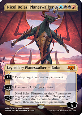 (MED-MM)Nicol Bolas, Planeswalker/プレインズウォーカー、ニコル・ボーラス