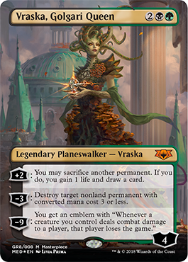 (MED-MM)Vraska, Golgari Queen/ゴルガリの女王、ヴラスカ