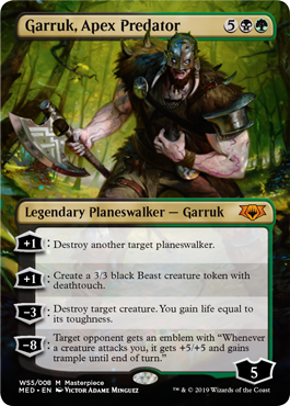 (MED-MM)Garruk, Apex Predator/頂点捕食者、ガラク