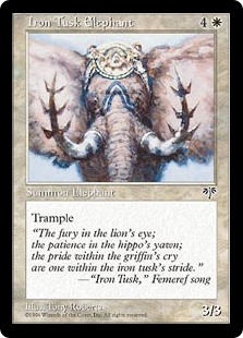 (MIR-UW)Iron Tusk Elephant/鉄の象牙