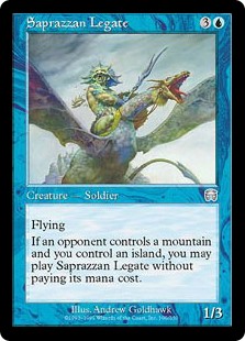 【Foil】(MMQ-UU)Saprazzan Legate/サプラーツォの使節