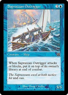 【Foil】(MMQ-CU)Saprazzan Outrigger/サプラーツォのアウトリガー艇