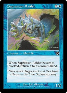 【Foil】(MMQ-CU)Saprazzan Raider/サプラーツォの略奪者