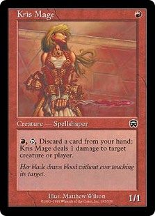 【Foil】(MMQ-CR)Kris Mage/クリスの魔道士