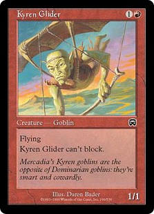 【Foil】(MMQ-CR)Kyren Glider/カイレンの滑空者